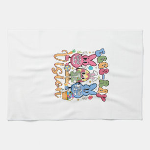 Eggs Ray Vision Happy Easter Day Xray Technician R Kitchen Towel