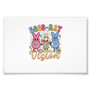 Eggs Ray Vision Happy Easter Day Xray Technician R Photo Print