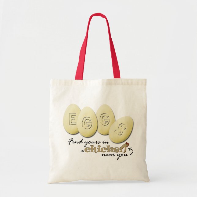 Eggs slogan Tote (Front)