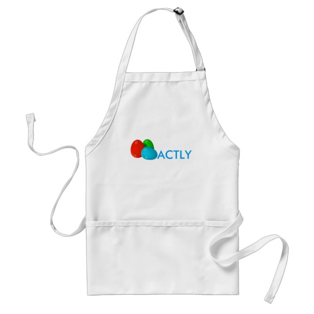Eggsactly Easter Eggs Easter Apron (Front)