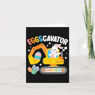 Eggscavator Easter Egg Hunt Construction Truck Tod Card
