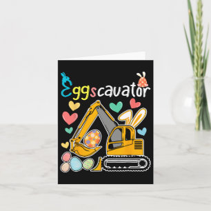 Eggscavator Easter Egg Hunt Construction Trucks Gi Card