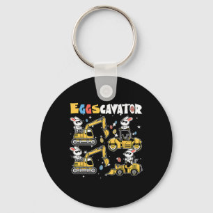 Eggscavator Easter Egg Hunt Construction Trucks To Keychain