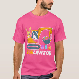 Eggscavator Eggs Cavator Toddlers Cute Easter Egg  T-Shirt