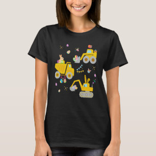 EggsCavator Excavator Hunting Egg Easter Construct T-Shirt