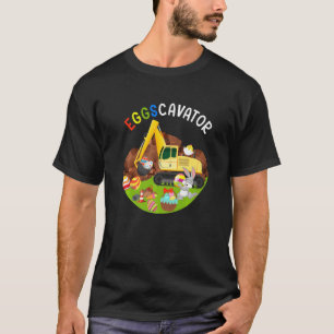 Eggscavator Funny Easter Egg Hunt For Kids Toddler T-Shirt