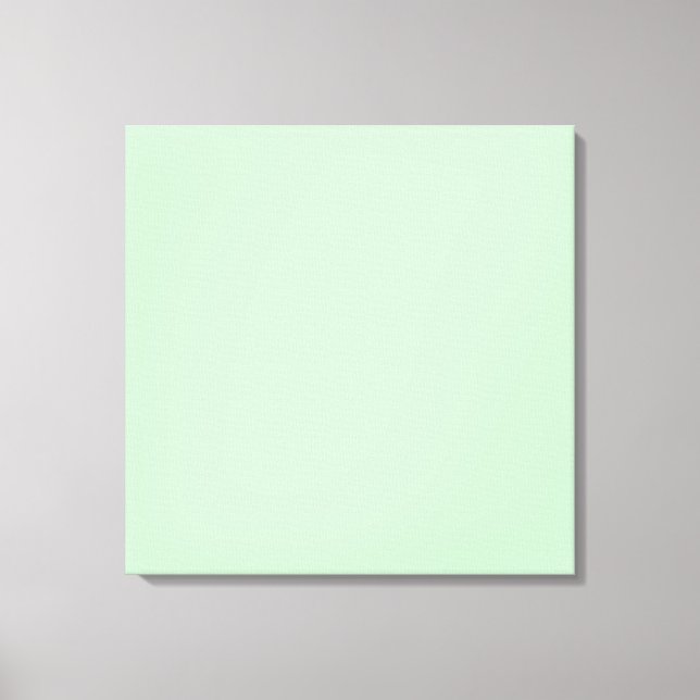 Eggshell Blue Green Pastel Colour Background Canvas Print (Front)