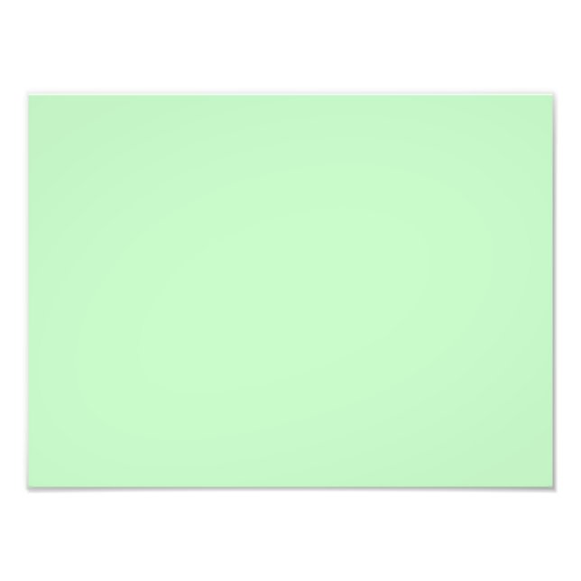 Eggshell Blue Green Pastel Colour Background Photo Print (Front)