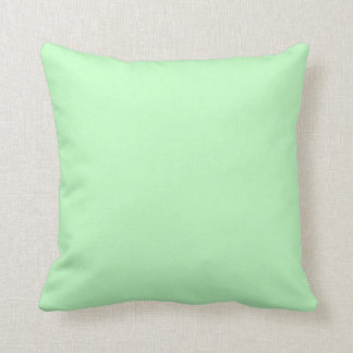Eggshell Blue Green Pastel Colour Background Throw Pillow