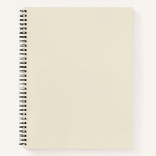 Eggshell Solid Color Notebook