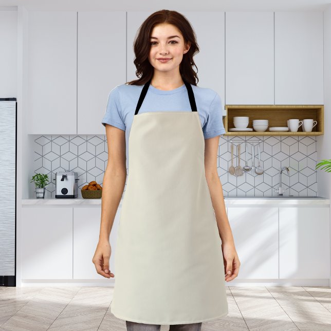 Eggshell Solid Colour Apron (Creator Uploaded)
