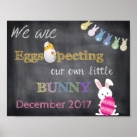 Eggspecting Easter Pregnancy Reveal Announcement