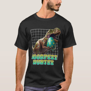 Eggspert Easter Eggs Hunt Dinosaur Easter Bunnies  T-Shirt