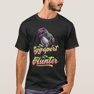 Eggspert Easter Eggs Hunter Easter Dinosaur Egg  3 T-Shirt