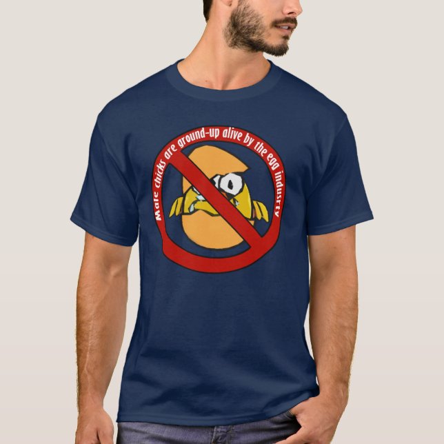 Eggsploited Dark T-shirt (Front)