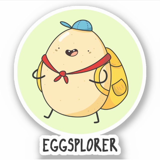 Eggsplorer Funny Egg Explorer Pun  (Front)