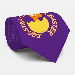 EGGSTRA CUTE FOR EASTER  funny easter dino gift    Tie