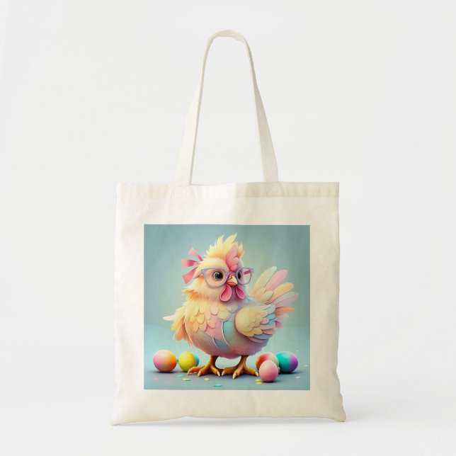 " EGGSTRAORDINARY DELIGHT " TOTE BAG (Front)