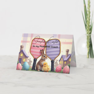 Eggstraordinary Pickleball Easter Holiday Card
