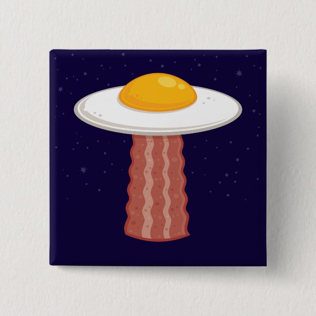 Eggstraterrestrial 2 Inch Square Button (Front)