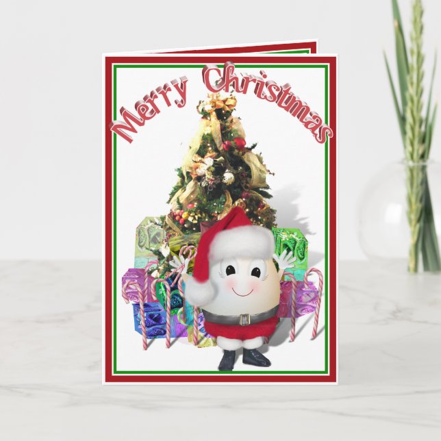 Eggstrordinary Christmas Holiday Card (Front)