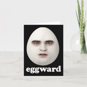 Eggward Funny Meme Card