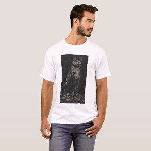 Egipt bastet cat design art color history T-Shirt
