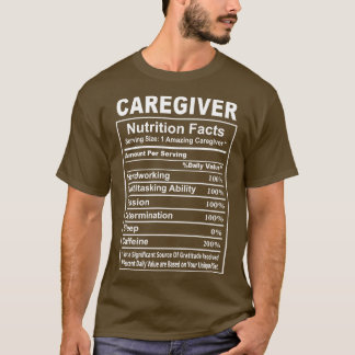 egiver Nutrition Facts T-Shirt