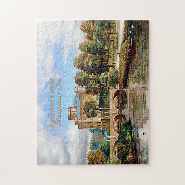 Eglinton Castle – Montgomery Clan Jigsaw Puzzle (Vertical)