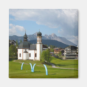 Église à Seefeld, Autriche aimant