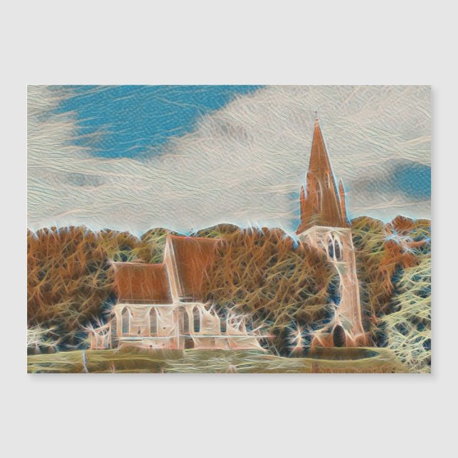 Église carte de remerciements (Devant)