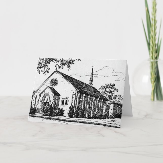 Église de carte de voeux (Devant)