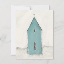 Église de la carte de Noël
