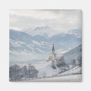 Eglise de Zillertal en aimant d'hiver