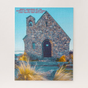 Église du Bon Berger, lac Tekapo. Puzzle