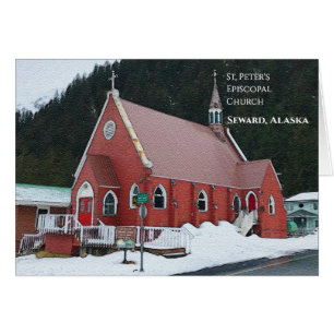 Église épiscopale Saint-Pierre - Carte d'art 5 po 