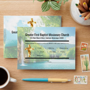 Église moderne Tithe Enveloppe Cascades