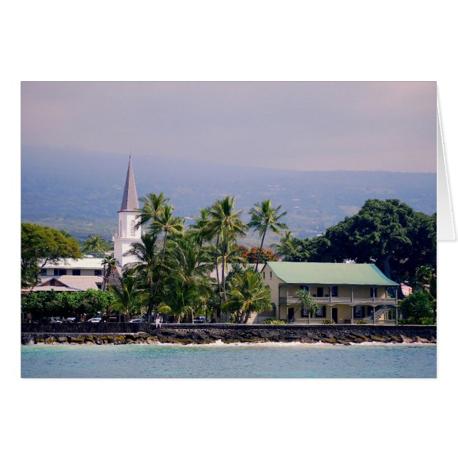 Église Mokuaikaua, Palais Hulihee, Kailua-Kona, (Devant horizontal)