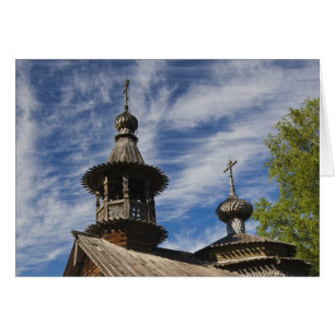 église orthodoxe russe traditionnelle en bois