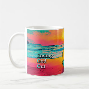 EGO Easing God Out Recovery Slogan Sunrise Mug