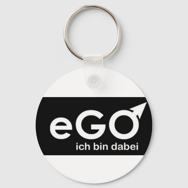 ego ich bin dabei keychain (Front)