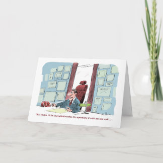 Ego Wall boss's birthday card