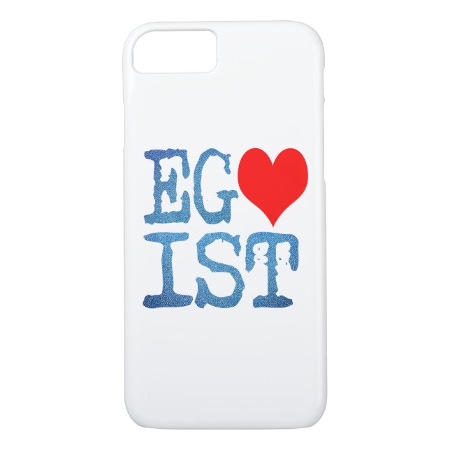 Egoist Red Heart Case-Mate iPhone Case (Back)
