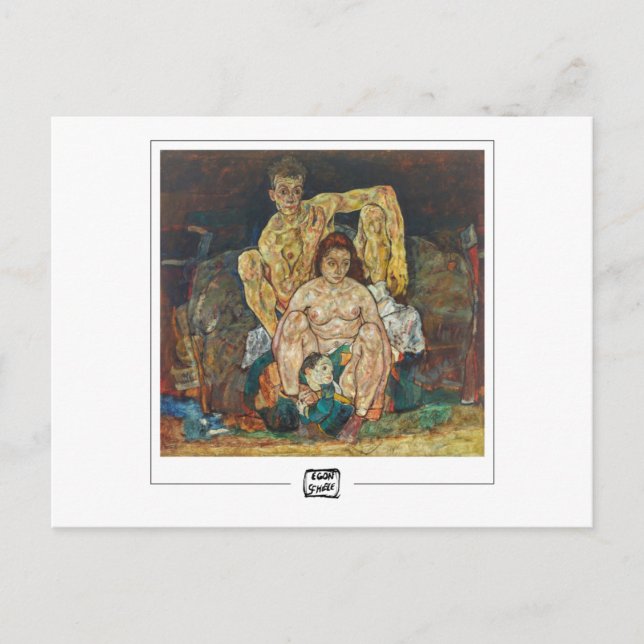 Egon Schiele #17-2 - Fine Art Postcard (Front)