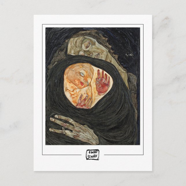 Egon Schiele #20-2 - Fine Art Postcard (Front)