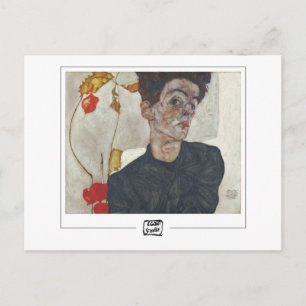 Egon Schiele #49-2 - Carte postale d'art fin