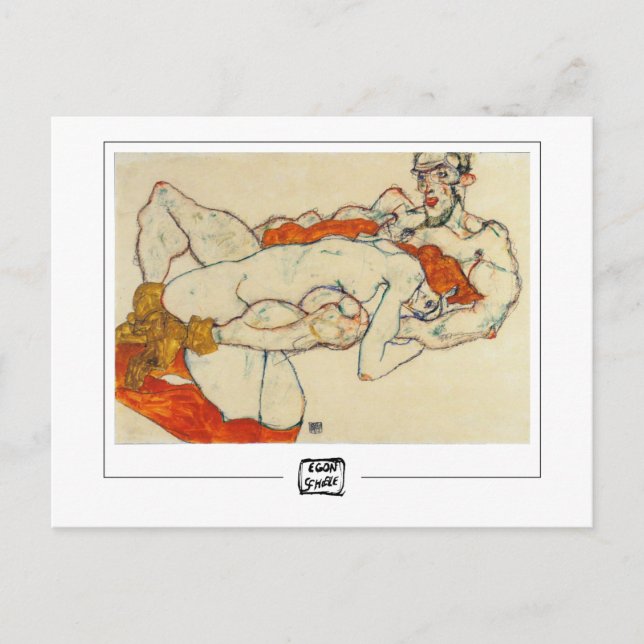 Egon Schiele #6 - Carte postale d'art (Devant)