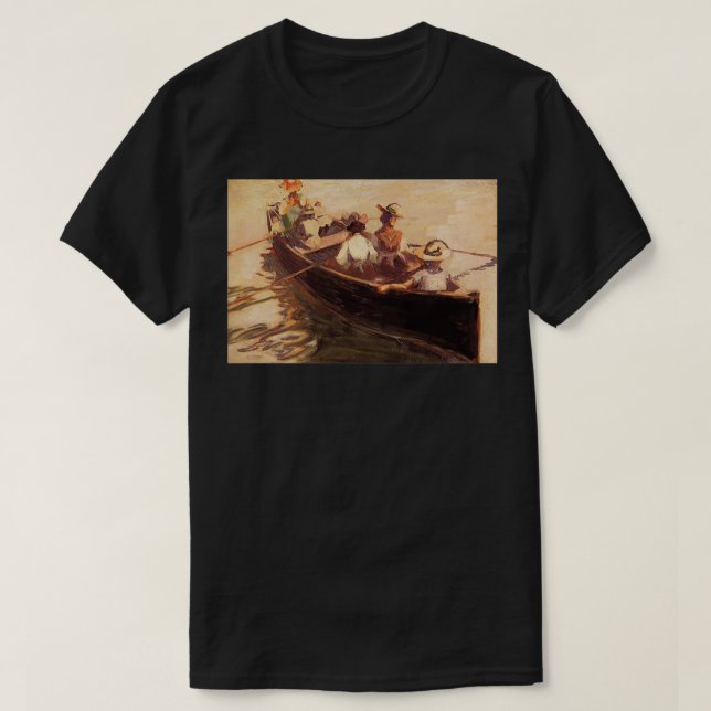 Egon Schiele Boating 1907 T-Shirt (Design Front)