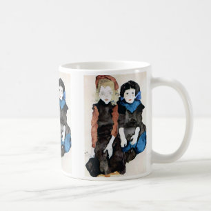 Egon Schiele , "Children" Coffee Mug