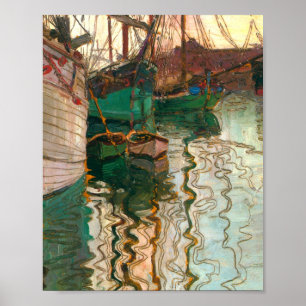 Egon Schiele - Harbour Of Trieste Poster